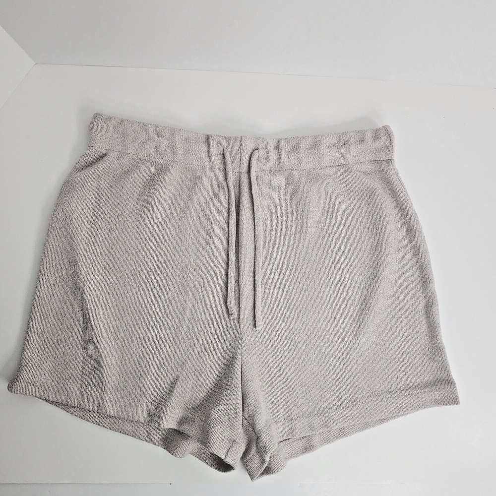H&M Viscose Blend Casual‎ Pull On Drawstring Elastic Waist Tan Women's Size M